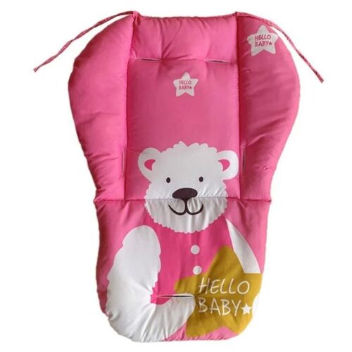 Coussin De Poussette-Coton Épais Résistant Aux Chocs Pour Bébés,Ours Rose Ours Rose