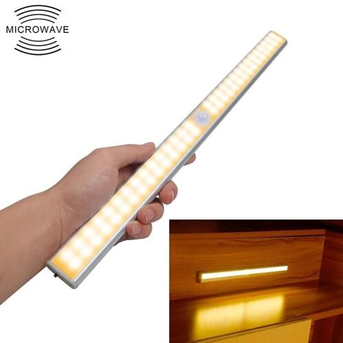 Éclairage de couloir à LED-2,8 W,40 LED,blanc chaud,chargement USB,capteur de corps humain