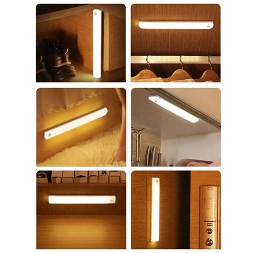 Lampe De Chevet À Induction Magnétique Rechargeable-900 Mah,35cm,Lumière Jaune Lumière Jaune