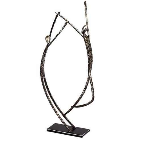 Statuette métal Duo Figure - Histoire de Fer