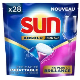 Capsules lave-vaisselle Sun Absolu tout en 1 x28