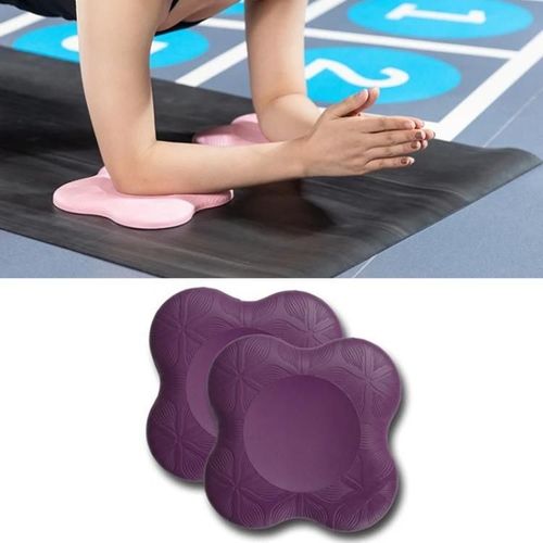 Genouillères De Yoga-Coudières À Support Plat,20cm,Violet-Violet
