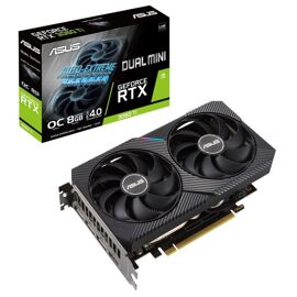 ASUS DUAL-RTX3060TI-O8G-MINI-V2 - Carte graphique - GF RTX 3060 Ti - 8 Go GDDR6 - PCIe 4.0 - 3 x DisplayPort, HDMI