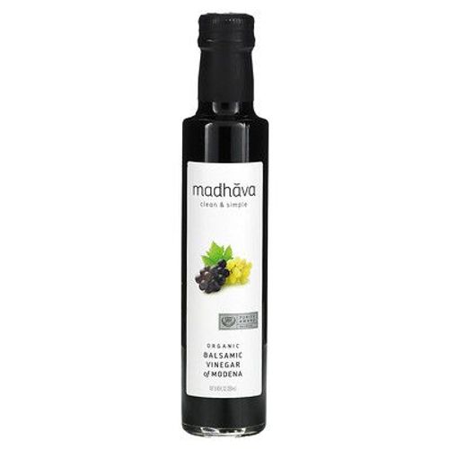 Madhava Natural Sweeteners Clean & Simple, Vinaigre Balsamique De Modène Biologique, 250 Ml