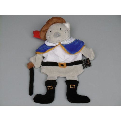 Doudou Chat Botté Marionnette Histoire D'ours