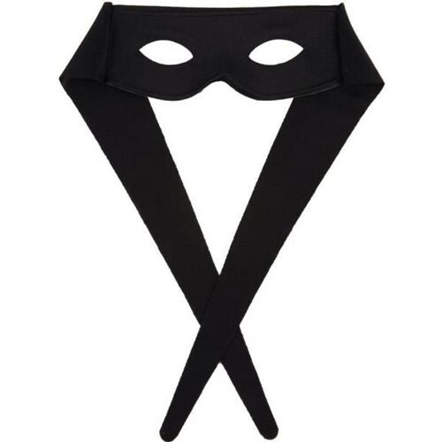 Loup Tissu Noir Bandit Masqué Zoro - Ptit Clown - Adulte - Noir