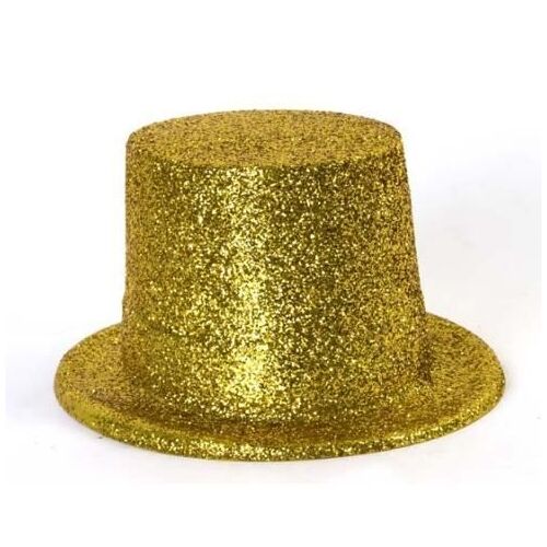 Chapeau Haut De Forme Paillettes Or - Ptit Clown - Enfant - Intérieur