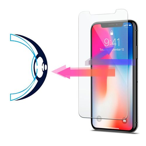 Vitre De Protection En Verre Trempé Anti-Lumière Bleue Compatible Avec Les Téléphones De La Marque Apple Iphone 13 Pro