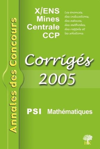 Mathématiques Psi - Edition 2005