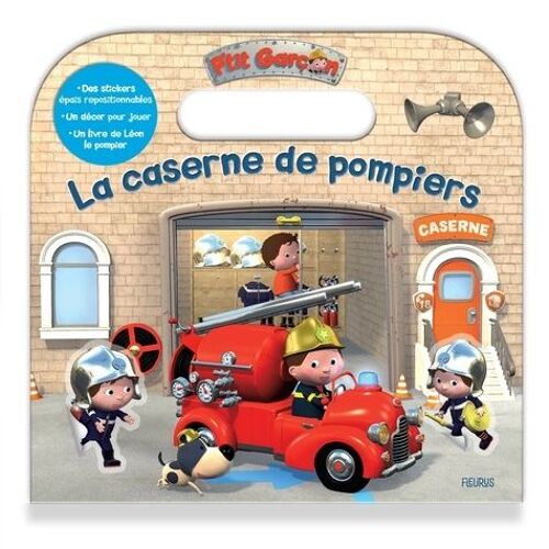 La Caserne De Pompiers (Valise Et Stickers Épais)