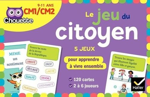 Le Jeu Du Citoyen Cm1-Cm2 - 5 Jeux Pour Apprendre À Vivre Ensemble, 120 Cartes