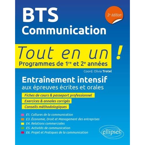 Bts Communication - Programmes De 1re Et 2e Années