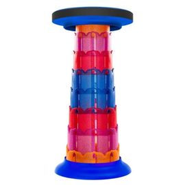 Tabouret Télescopique Pliant Portable-52cm De Hauteur,Couleur Bleu Brillant