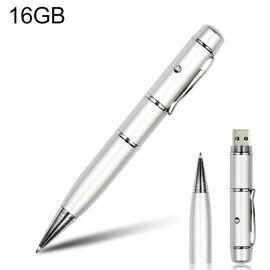 Clé USB 3 en 1 Laser Pen-Argent,16 Go de stockage