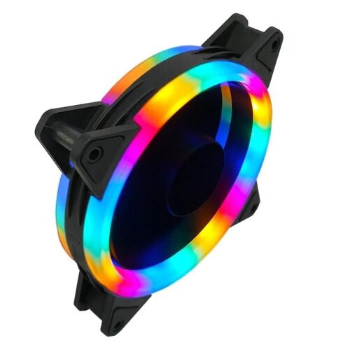 Châssis d'ordinateur à double ouverture de 12 cm-Ventilateur à double interface de COOLMOON