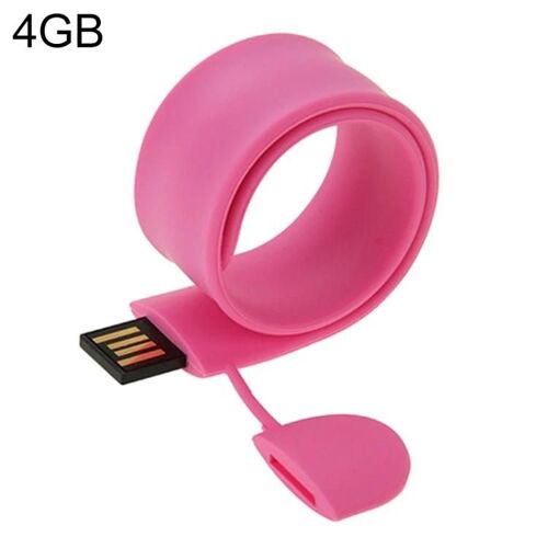 Clé USB 4GB-Bracelet en silicone au design élégant