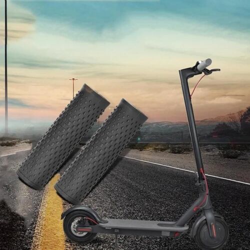 Housses De Guidon En Caoutchouc De Scooter-2 Paires Pour Xiaomi Mijia M365/Pro Noir Noir