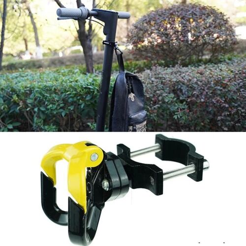 Accessoires De Scooter Ninebot Max G30-Double Crochet En Alliage D'aluminium (Jaune,Noir)