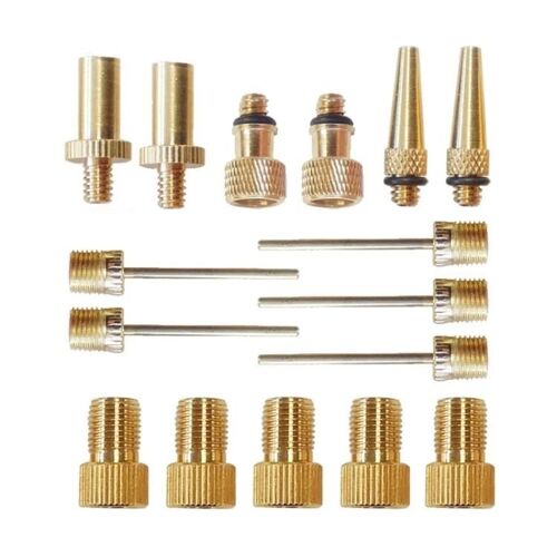 16 En 1 B Adaptateur De Gonflement Bouche Française / Bouche Us / Bouche Uk Adaptateur D'aiguille De Gonflage