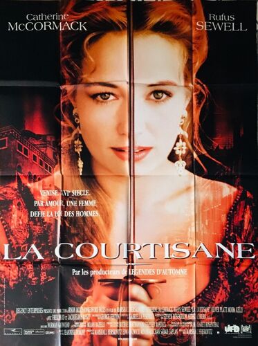 La Courtisane / Dangerous Beauty - Affiche Originale De Cinéma - Format 120x160 Cm - Un Film De Marshall Herskovitz Avec Catherine Mccormack, Rufus Sewell, Oliver Platt, Fred Ward, Moira Kelly - 1997