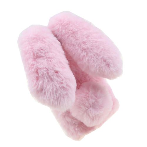 Étui Pour Nokia C12 4g Automne Et Hiver Belle Plushrabbit Plushcase Rabbit Furprotection - Couleur Rose