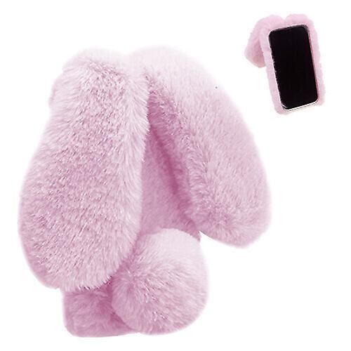 Étui Pour Nokia G300 Plushcase Rabbit Furprotection Belle Plushrabbit Automne Et Hiver - Couleur Rose