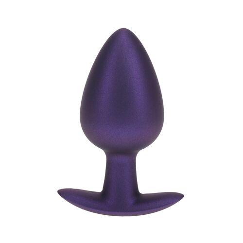 Plug Anal Silicone Couleur Métallique Large Violet - Ouch - Violet