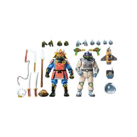 Les Tortues Ninja (Cartoon) - Pack 2 Figurines Space Adventure & Samurai Turtles 18 Cm