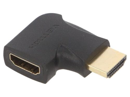 Adaptateur HDMI 1.4 HDMI femelle HDMI prise male 270o - noir