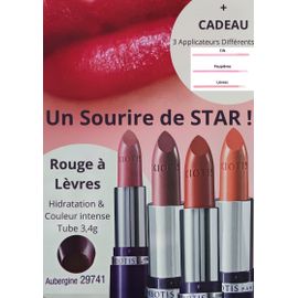 Rouge À Lèvres Aubergine Kiotis (Hydratation Et Couleur Intense) Bordeaux