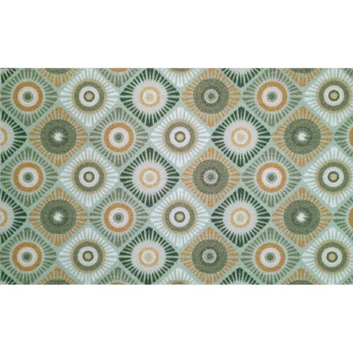 Tapis Must En Velours Imprimé Roca - 50 X 80 Cm - Vert