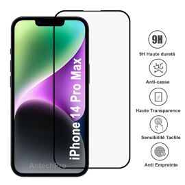 Vitre De Protection Intégrale En Verre Trempé Pour Iphone 14 Pro Max