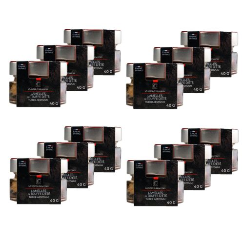 Lot 12x Lamelles De Truffe D’Été 37,5% - Pot 40g