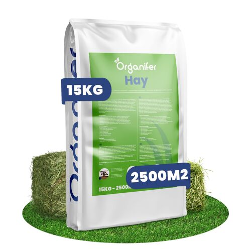 Semences De Gazon Pour Foin Et Ensilage - 15 Kg Pour 2 500 M2 - Organifer