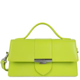 Sac baguette A rabat avec fermoir M Paris Ily Lancaster 531-010 Anis