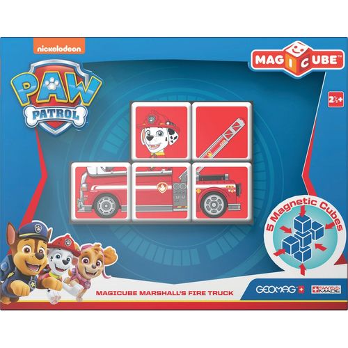 Paw Patrol Magicube - Pat' Patrouille Vehicule De Marcus (5 Cubes) - Asst