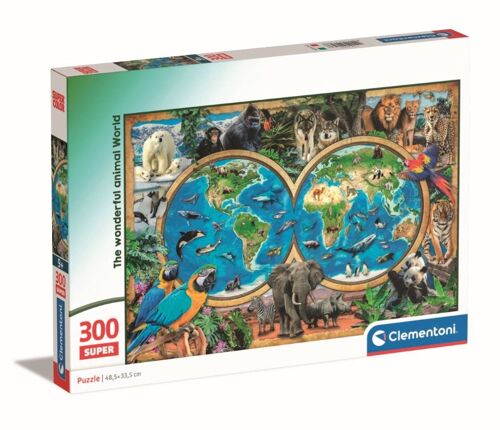 Puzzle Enfant 300 Pièces Super - The Wonderful Animal World