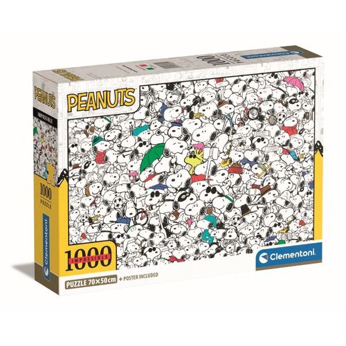 Puzzle Adulte Compact 1000 pièces - Impossible Snoopy
