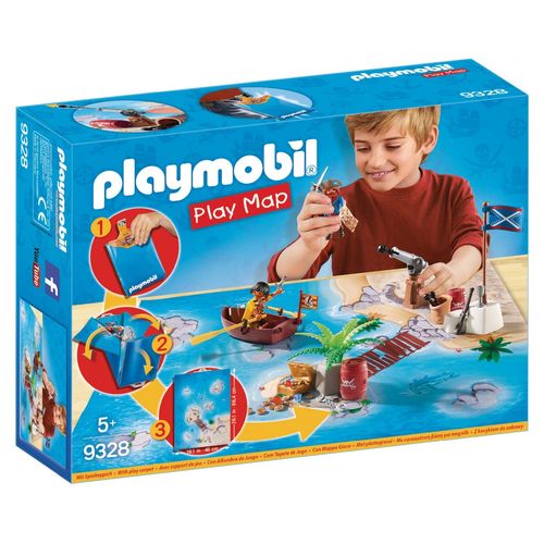 Playmobil Pirates 9328 - Les Pirates Pirates Avec Support De Jeu