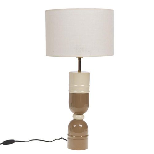 Lampes Smiles Taupe Abat Jour En Jute