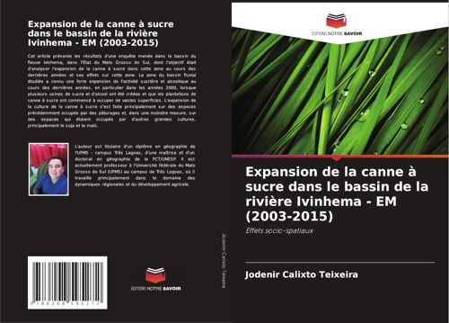 Expansion De La Canne À Sucre Dans Le Bassin De La Rivière Ivinhema - Em (2003-2015)