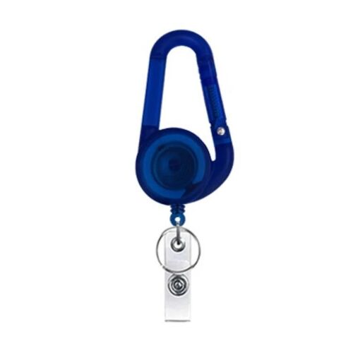 Porte-Clés Rétractable-Boucle Montagne Bleu Foncé De Dark Blue