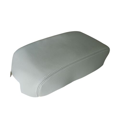 Couverture De Panneau D'accoudoir En Cuir Microfibre Pour Toyota Camry 2012 ¿ 2017, Garniture De Protection Grise Pour Console De Voiture