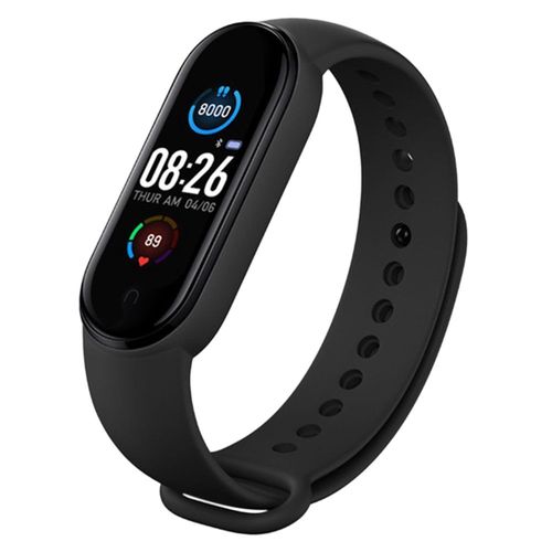 M5 Montre Intelligente Moniteur De Fréquence Cardiaque Fitness Traqueur Podomètres Montre Intelligente Bande Montre De Sport Pour Android Noir