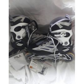 Paire De Rollers Fila Lady Master Blancs Violets État Ttb