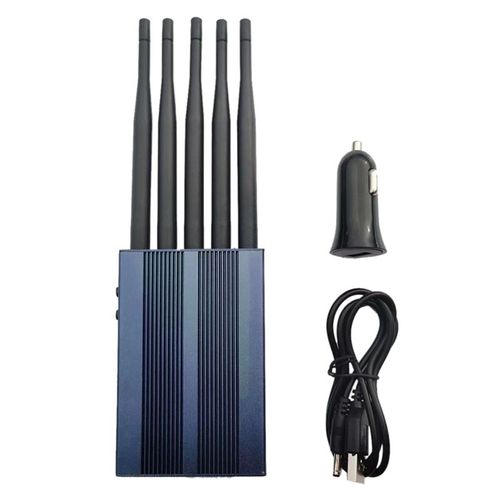 Bloqueur De Signal Gps 5 Bandes 2g+3g+4g+2.4 Wifi+Gps+Beidou Pas De Positionnement Gps Détecteur Gps De Suivi