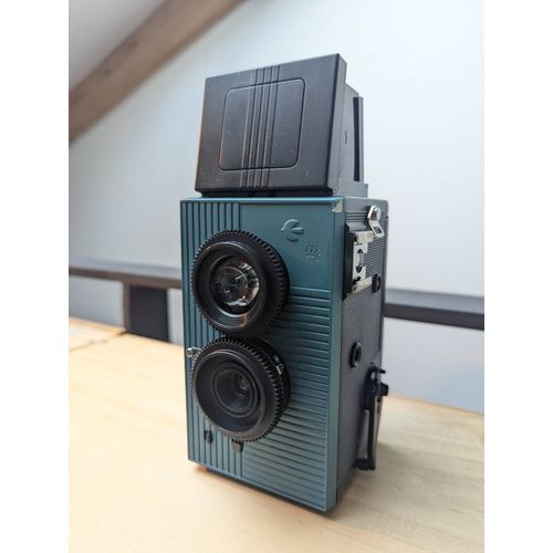 Appareil photo argentique moyen format Blackbird Fly 35mm bleu