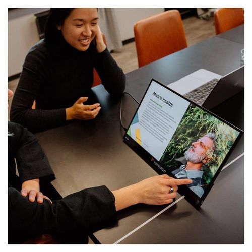 Verbatim PMT-17 - Écran LED - 17.3" - portable - écran tactile - 1920 x 1080 Full HD (1080p) - IPS - 1000:1 - HDMI, 2xUSB-C - haut-parleurs