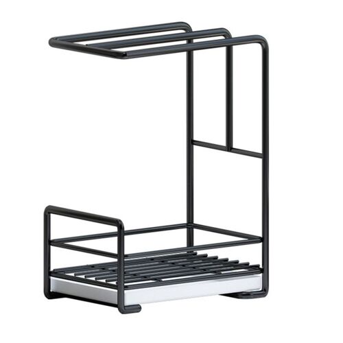 Rack De Rangement Pour Éponge En Acier Inoxydable, Égouttoir Pour Chiffon À Vaisselle, Propre Support Pour Éponge, Étagère Pour Serviettes 9109-May14a27130