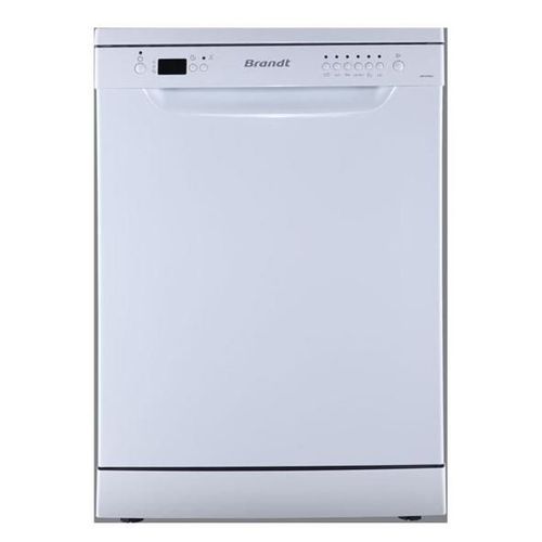 Lave-vaisselle Brandt DFP3127DW - largeur : 59.8 cm - profondeur : 61 cm - hauteur : 84.5 cm